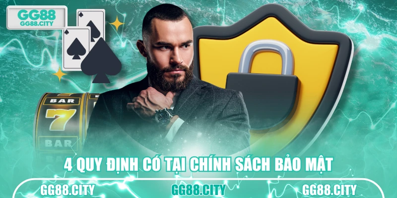4 quy định có tại chính sách bảo mật