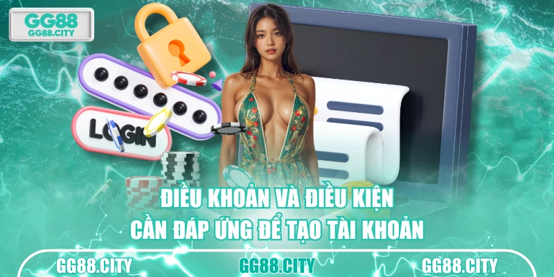 Điều khoản và điều kiện cần đáp ứng để tạo tài khoản